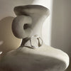 Culturesse Isaline Textured Wavy Open Ring (Silver)