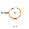 Culturesse Riella Everyday Fine Gold Ring
