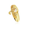 Culturesse Thelma Arsty Nail Open Ring (Gold Vermeil)