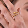 Culturesse Tatum Gold Vermeil Open Ring