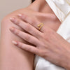 Culturesse Tatum Gold Vermeil Open Ring