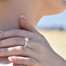 Culturesse Fredrique Artisan Pearl Open Ring (Limited Edition)