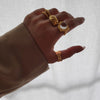 Culturesse Ophira Modern Link Open Ring