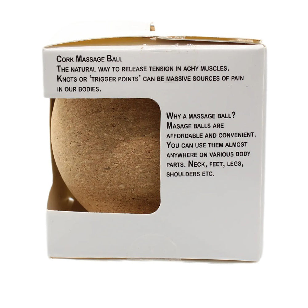 Surgical Basics 8cm Cork Massage Ball Muscle Relief and Deep Tissue Massage