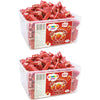 Chunky Funkeez Strawberry Bricks Tub Candy Lollies Sweets Bulk Pack 2x 1.45kg