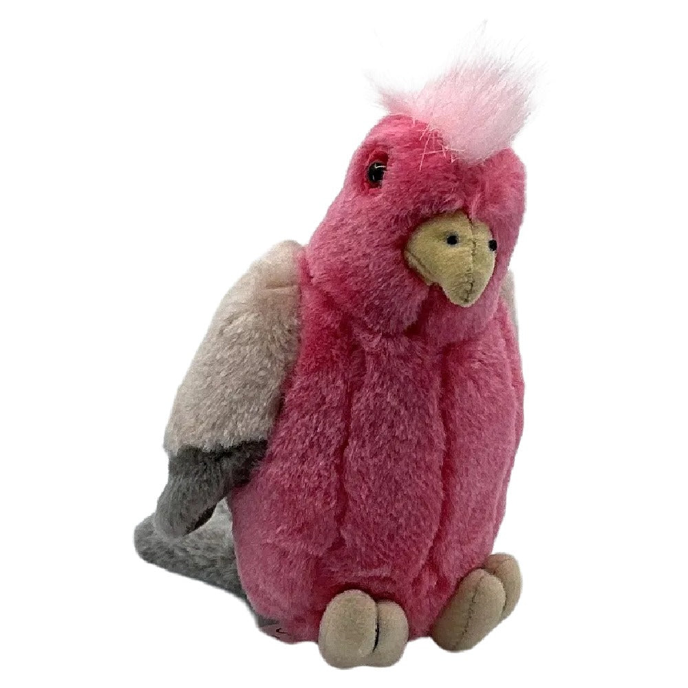 Wild Republic Galah Bird Plush Toy Stuffed Animal With Sound 17cm