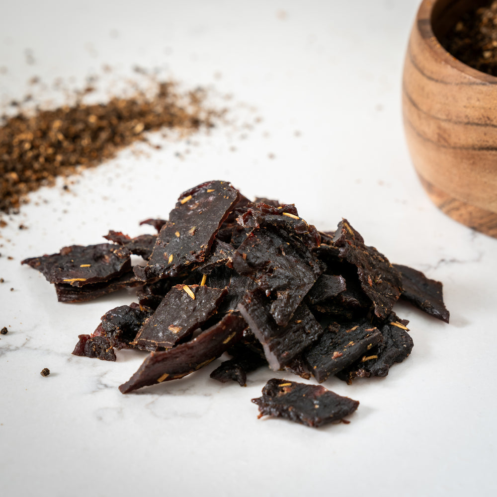 Mallorys Jerky Original Kangaroo 100g Wild Lean Protein (for Human Consumption)