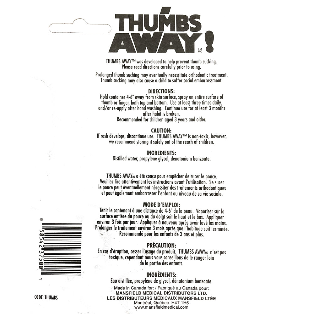 Mansfield Thumbs Away 30ml