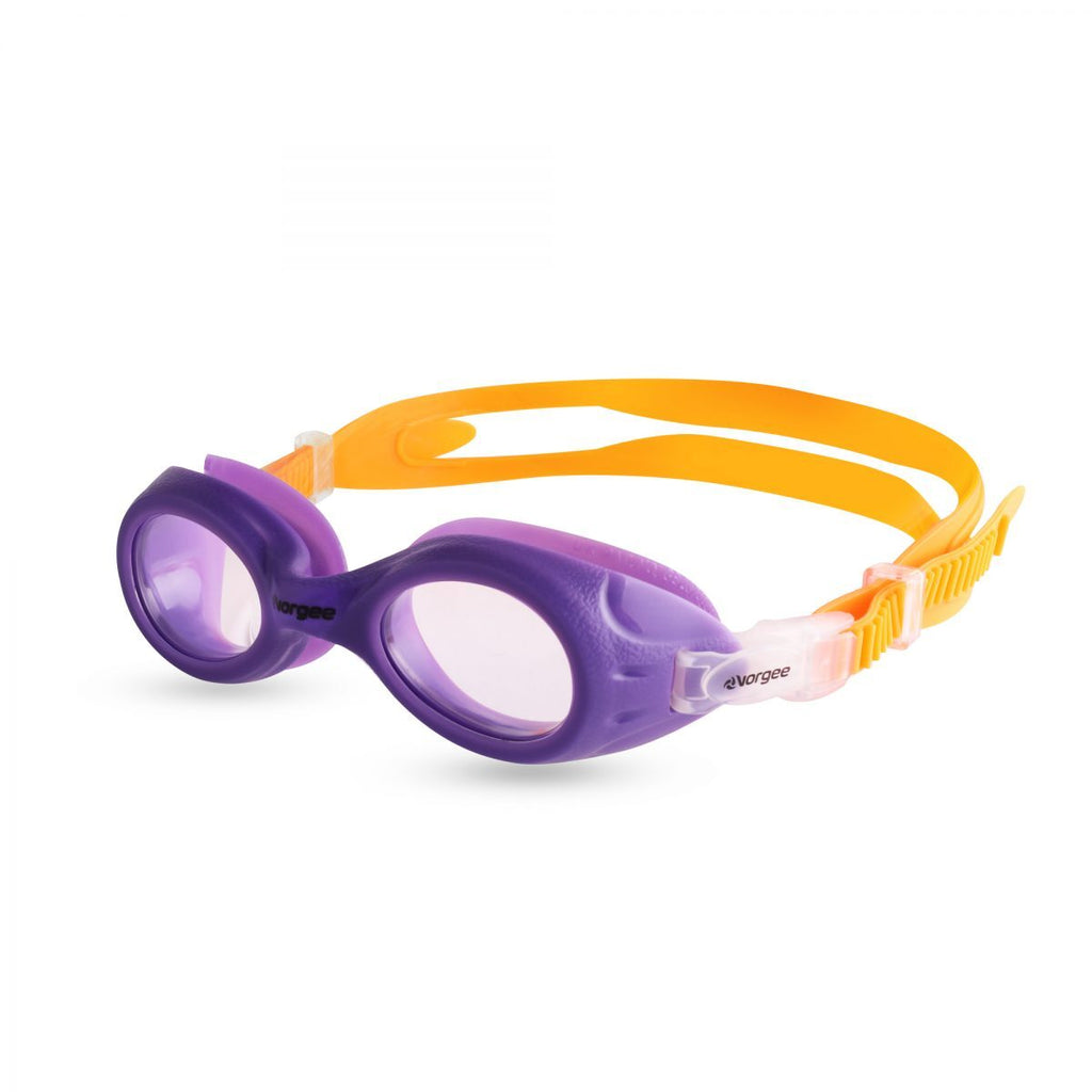 Vorgee Swimming Goggles Voyager Ages 4-12 Years Clear Lens Assorted Colours