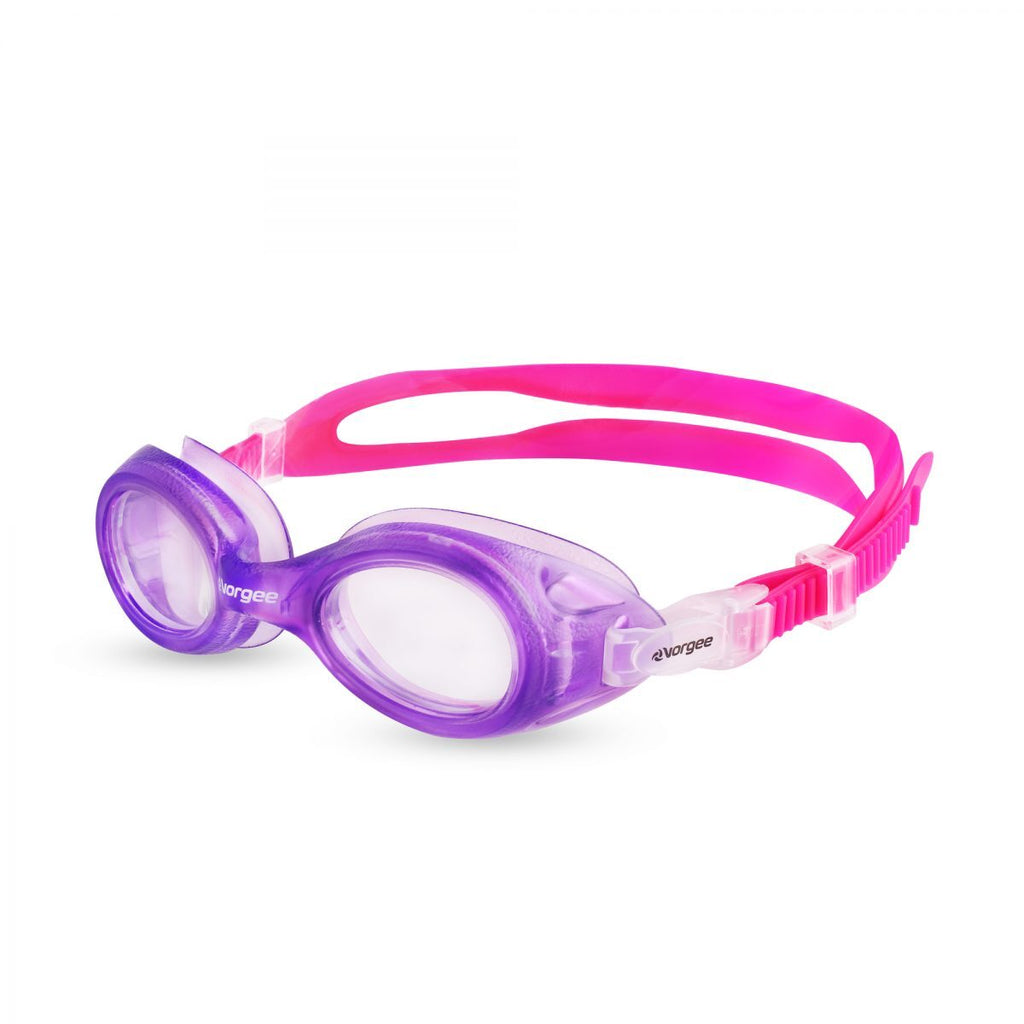 Vorgee Swimming Goggles Voyager Ages 4-12 Years Clear Lens Assorted Colours