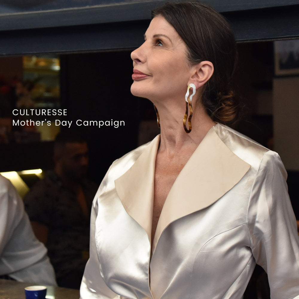 Culturesse Harper Irregular Twists Drop Earrings