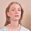 Culturesse Allyriane Earthy Glory Statement Earrings