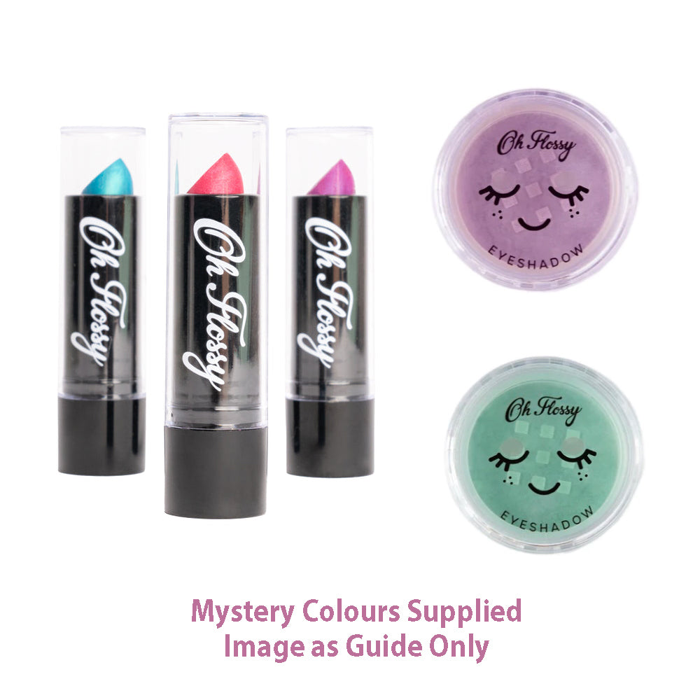 Oh Flossy Childrens 3 Piece Mystery Kids Makeup Christmas Bon Bon Purple