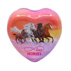 Miss Melody Small Heartshape Tooth Tin Love Horses