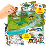 Dino World with Puffy Stickers Kids Activity Book