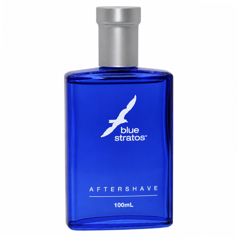 Blue Stratos After Shave Lotion 2 x 100ml Original Blue Fragrance