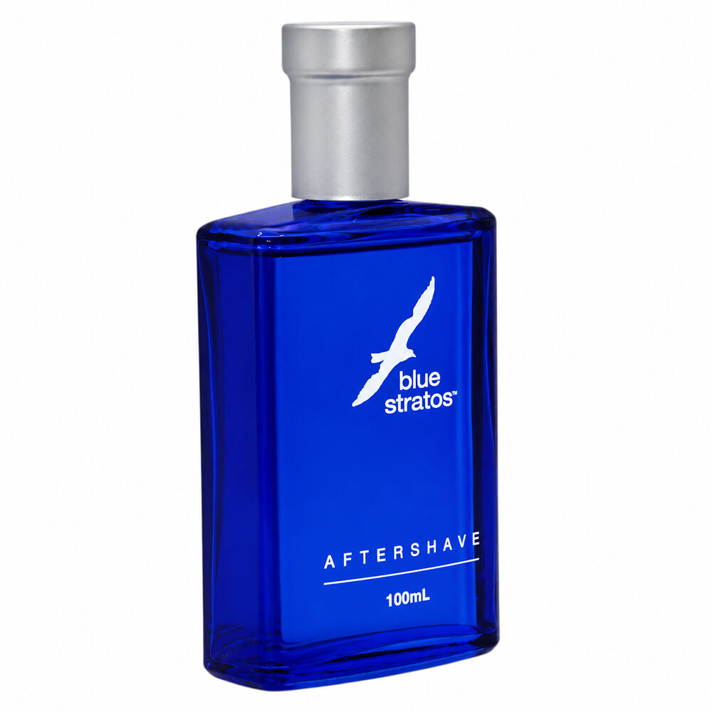 Blue Stratos After Shave Lotion 2 x 100ml Original Blue Fragrance