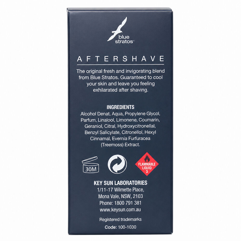 Blue Stratos After Shave Lotion 50ml Pack of 2 Original Fragrance