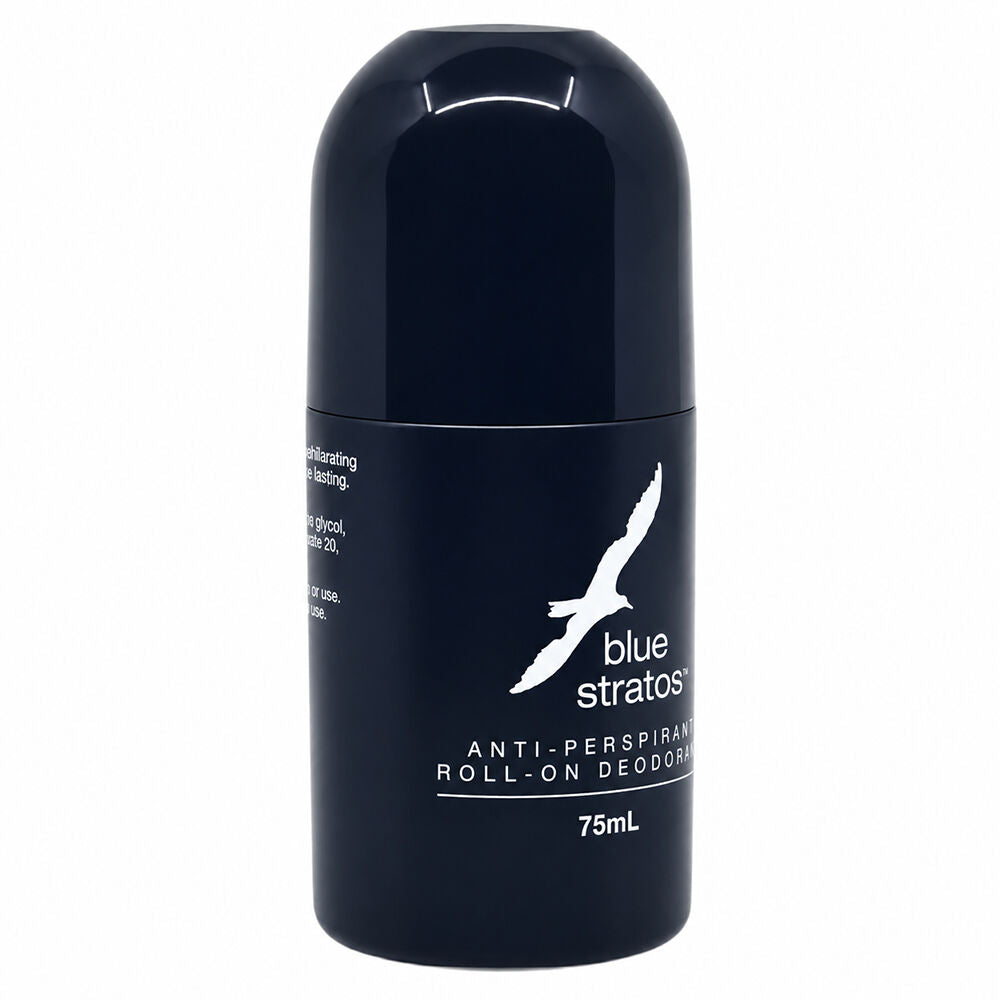 Blue Stratos Roll On Antiperspirant Deodorant 75ml Pack of 2