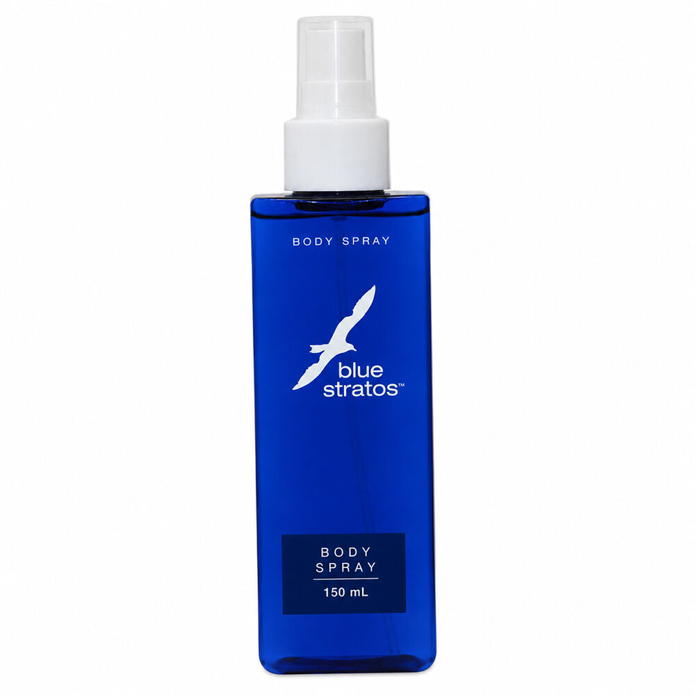 Blue Stratos 150ml Body Spray 5 Pack Classic Men Deodorant Fragrance