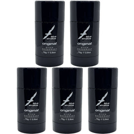 Blue Stratos Deodorant Stick 75g Pack of 5 Long Lasting Fresh Scent