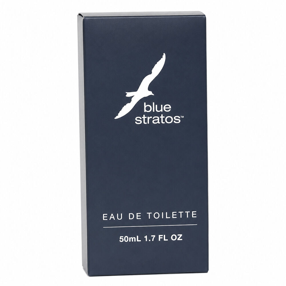 Blue Stratos Eau De Toilette 50ml Men Light Fresh Long Lasting Fragrance