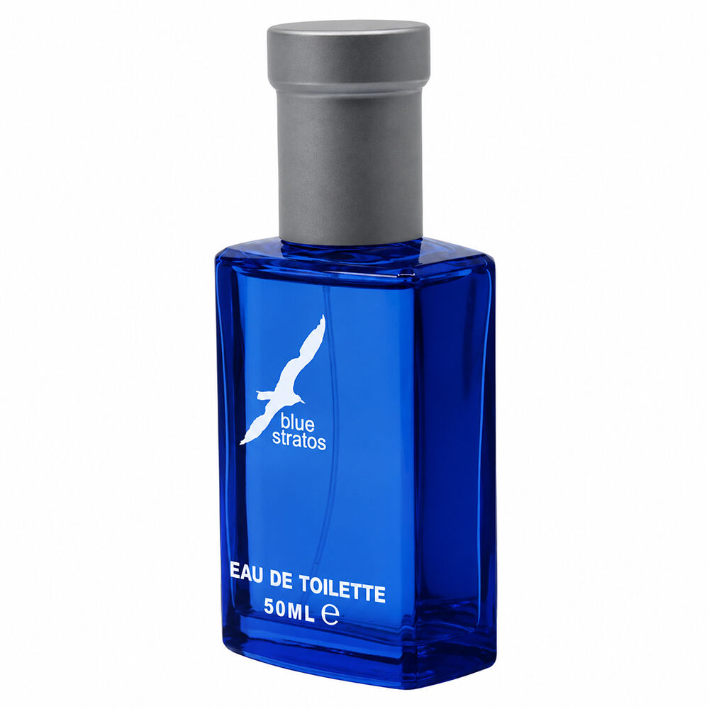 Blue Stratos Eau De Toilette 50ml Men Light Fresh Long Lasting Fragrance