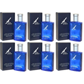 Blue Stratos Pre Electric After Shave Lotion 6 Pack 100ml Cooling Shave Prep