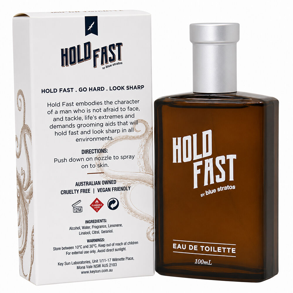 Blue Stratos Hold Fast Eau de Toilette 100ml 2 Pack