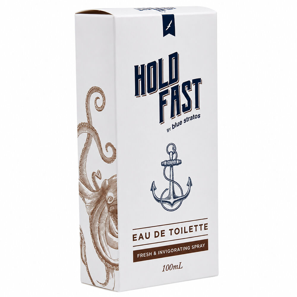 Blue Stratos Hold Fast Eau de Toilette 100ml Mens Long Lasting Fragrance