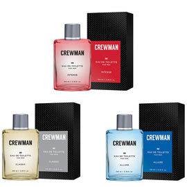 Crewman Classic Allure Intense Mens Eau De Toilette Set 3 x 100ml Fragrances