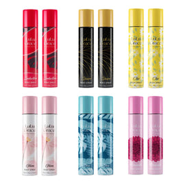 Lulu Grace 12 x 75ml Womens Body Spray Set Long Lasting Fragrance Pack