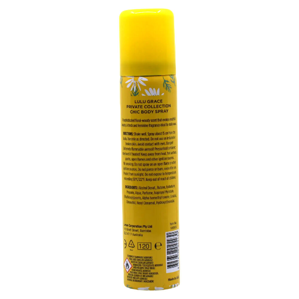 Lulu Grace Body Spray 75ml Chic