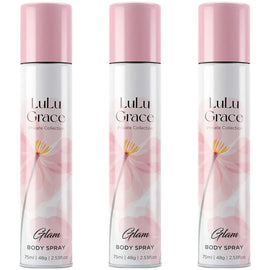 Lulu Grace Glam Body Spray Set 3 Packs 75ml Each