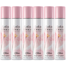 Lulu Grace Glam Body Spray Set 6 Packs 75ml Each