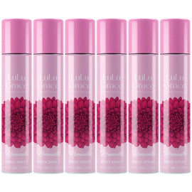 Lulu Grace Romantic Body Spray Set 6 Packs 75ml Each