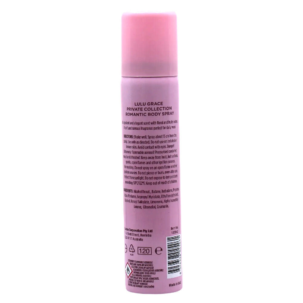 Lulu Grace Body Spray 75ml Romantic