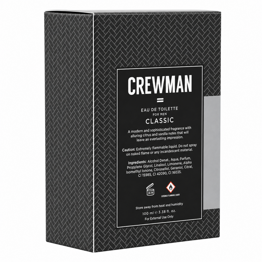 Crewman Classic Mens Eau De Toilette EDT 100ml