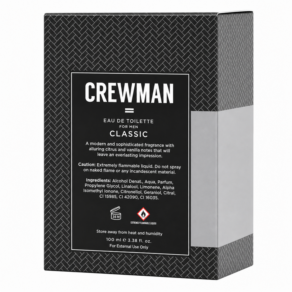 Crewman Classic Mens Eau De Toilette EDT 100ml