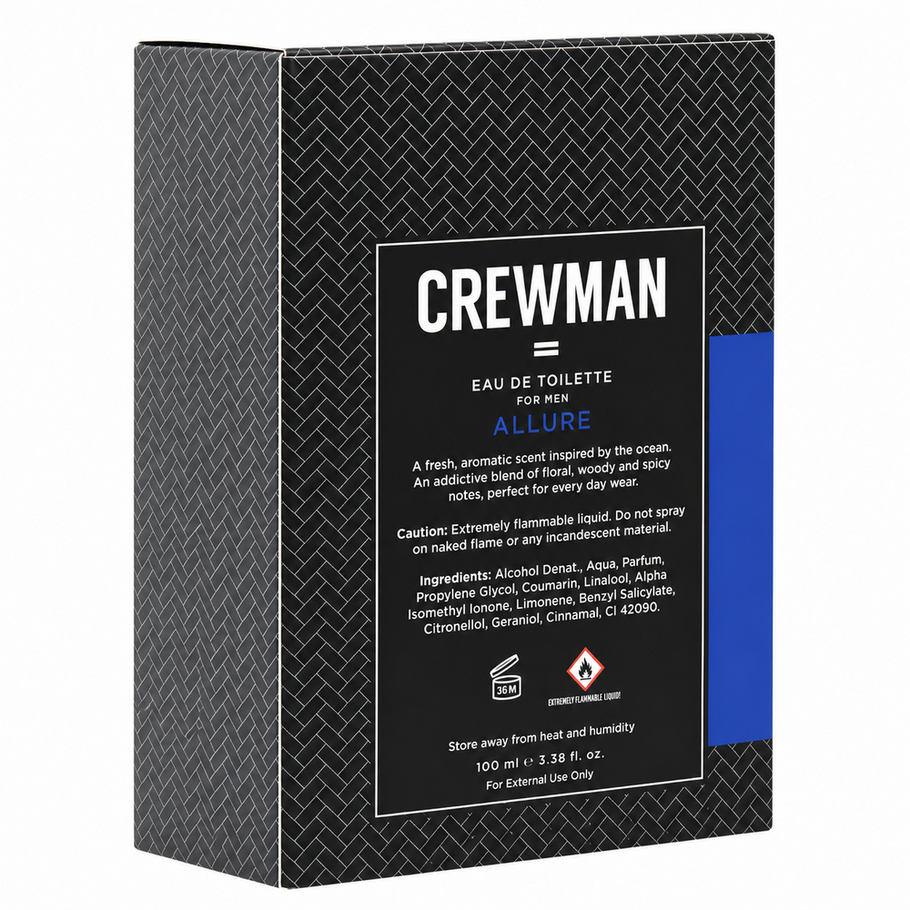 Crewman Allure Mens Eau De Toilette EDT 100ml