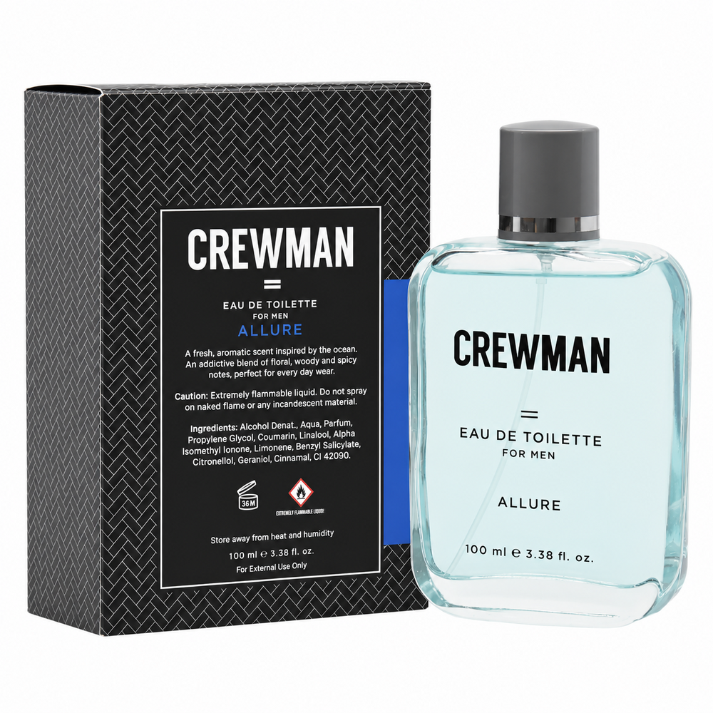 Crewman Allure Mens Eau De Toilette EDT 100ml