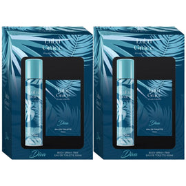 Lulu Grace Gift Set 2x 100ml Eau De Toilette EDT and 75ml Body Spray Diva