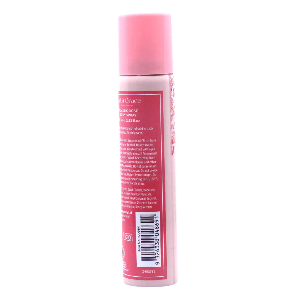 Lulu Grace Private Collection Rose Body Spray 75ml