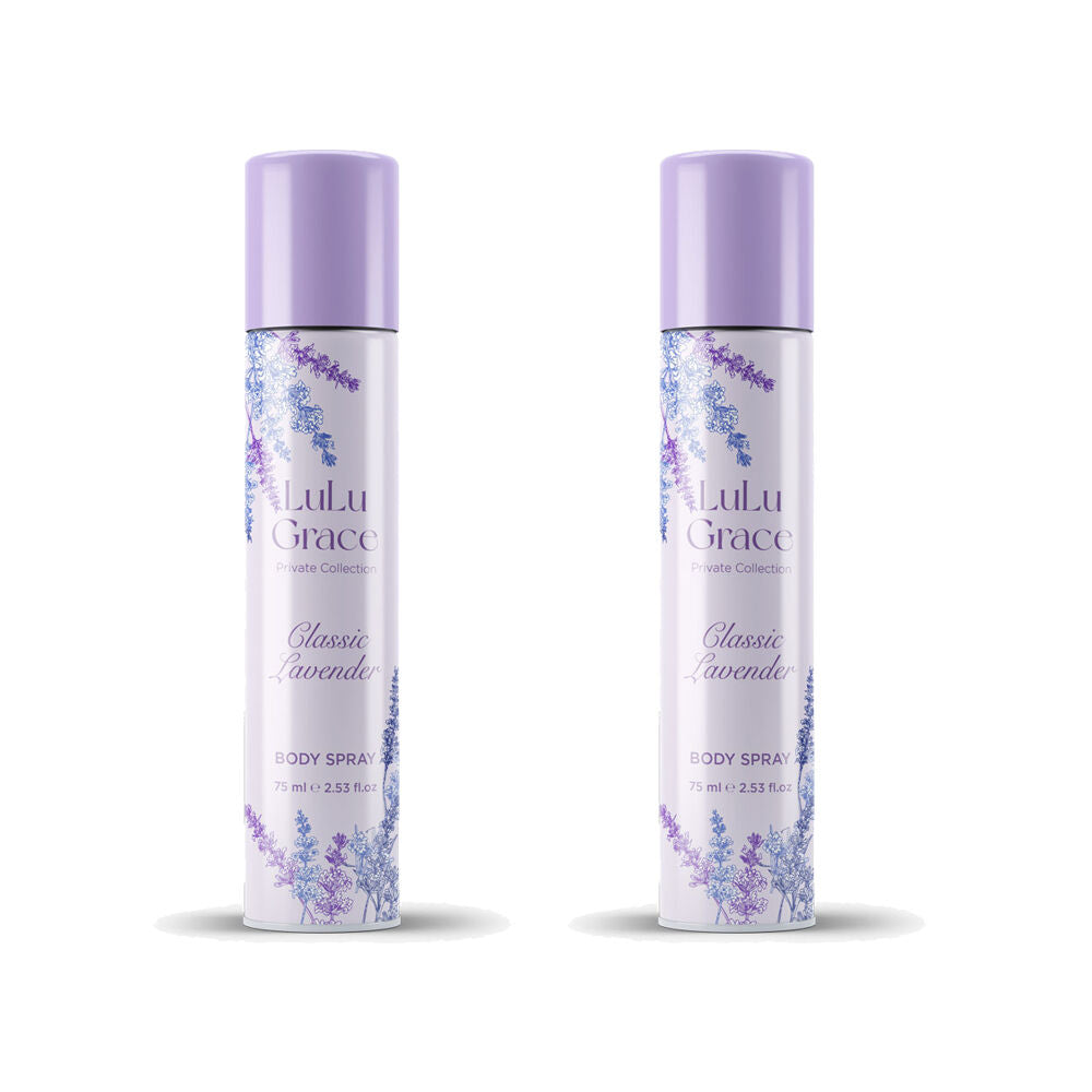 Lulu Grace Private Collection Lavender Body Spray 75ml x 2
