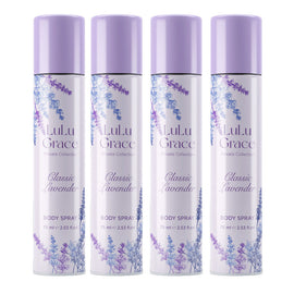 Lulu Grace Private Collection Lavender Body Spray 75ml 4 Pack