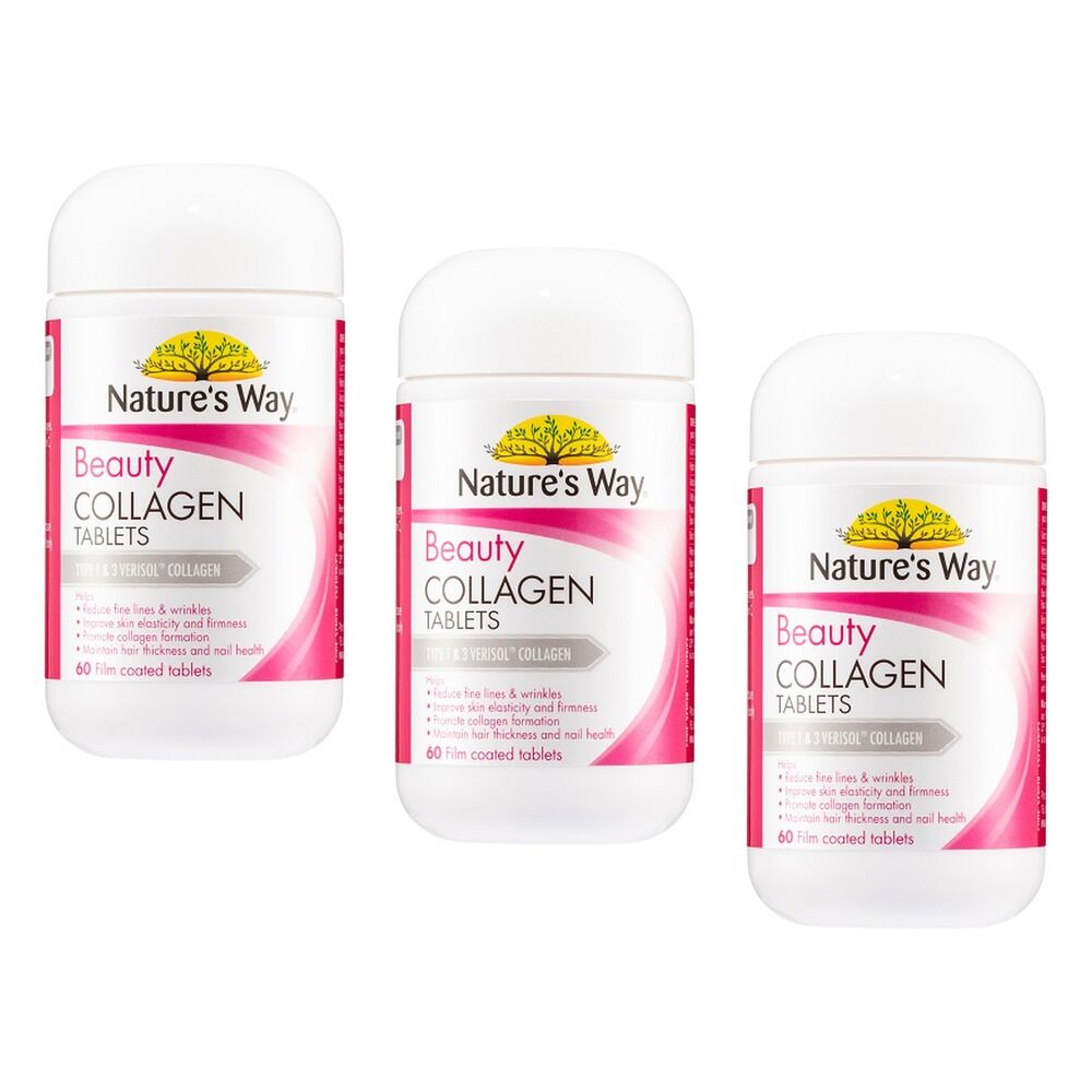Nature's Way Beauty Collagen 60 Tablets Pack of 3