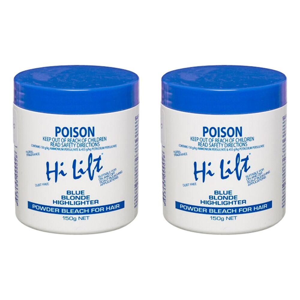 Hi Lift Blue Blonde Highlighter Powder Bleach 150g Pack of 2