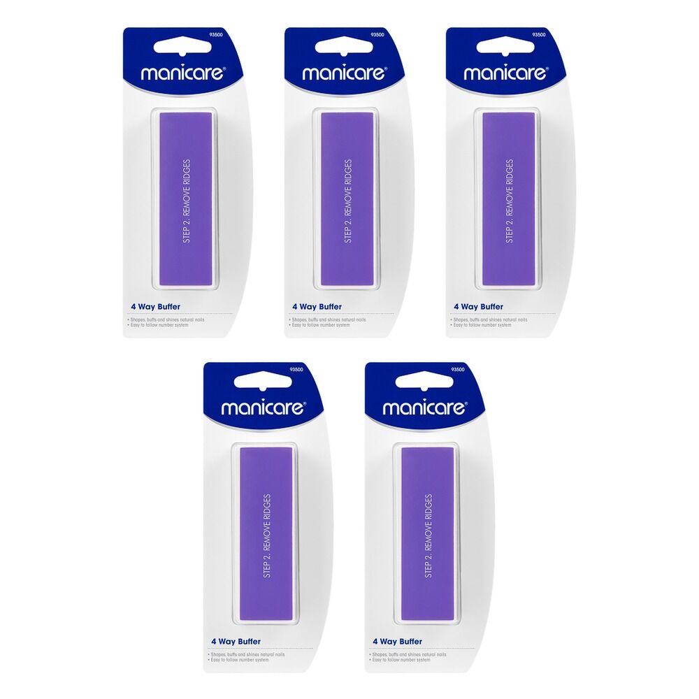 Manicare 4 Way Buffer x 3 Bundle of 5