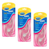 Scholl GelActiv Insoles for Women Flat Shoes Pack of 3