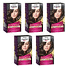 Napro Palette Permanent Creme Colour 4-0 Medium Brown x 3 Bundle of 5